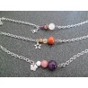 Bracelet trio « mauve »