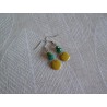 Boucles d'oreilles argentées « Soleil ! »