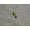 Boucles d'oreilles argentées « Printemps »