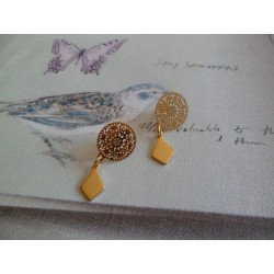 Boucles d’oreilles en inox...
