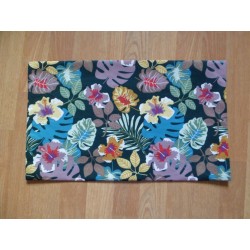 Housse motif feuillage