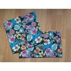 Housse motif feuillage