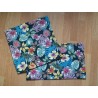 Housse motif feuillage