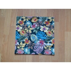 Housse motif feuillage