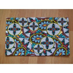 Housse motif Wax multicolore