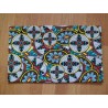 Housse motif Wax multicolore
