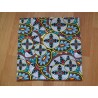 Housse motif Wax multicolore