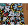 Housse motif Wax multicolore