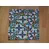 Housse motif Wax multicolore