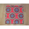 Housse motif Wax rouge et vert