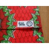 Housse motif Wax rouge et vert