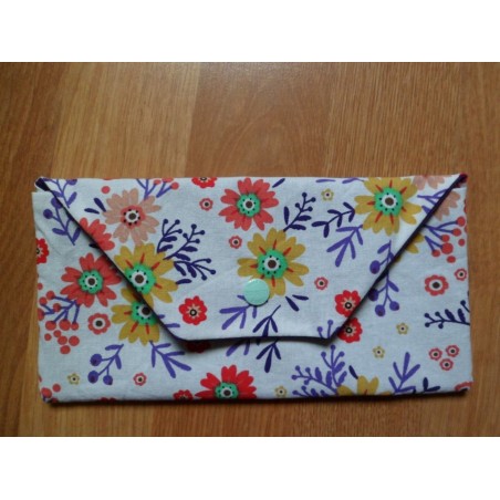 Pochette à masques "Fleurs"