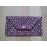 Pochette à masques prune