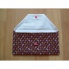 Pochette à masques prune