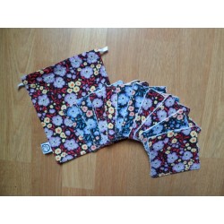 lingettes "Fleurs" (10)