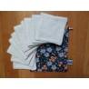 lingettes "Fleurs" (10)