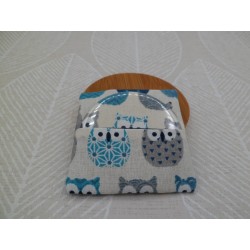 Miroir "Hiboux bleus"