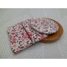 Miroir "Fleurs roses"