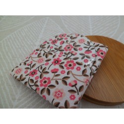Miroir "Fleurs roses"