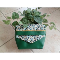 Trousse Sandra "Vert rétro"