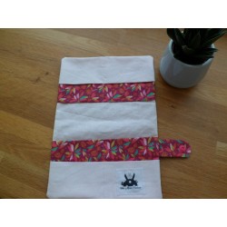 Pochette pour sachets de thé "explosion de rose"