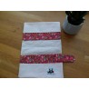 Pochette pour sachets de thé "explosion de rose"