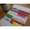 Pochette pour sachets de thé "explosion de rose"