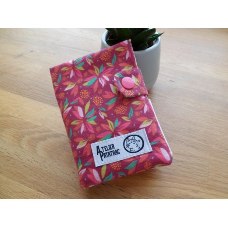 Pochette pour sachets de thé "explosion de rose"
