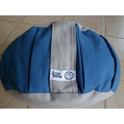 Zafu gris et bleu
