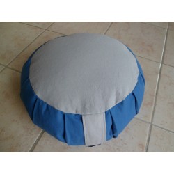 Zafu gris et bleu