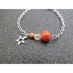 Bracelet trio « rouge »